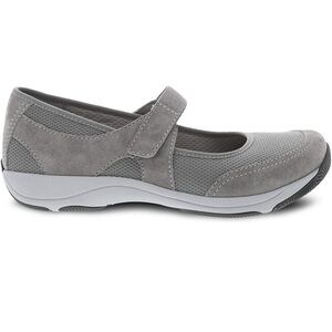 Dansko Hennie Mary Jane Suede Shoes sz 10.5-11 EU 41 Slip On Gray